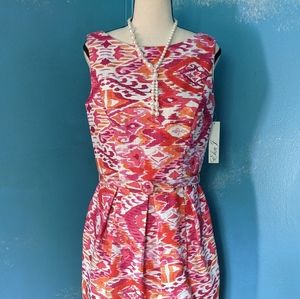 Eliza J belted dress size 6 nwt